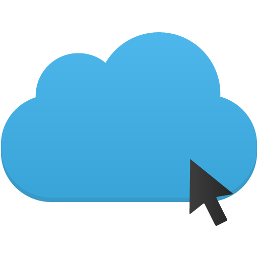 Click Cloud Icon Flatastic Iconset Custom Icon Design