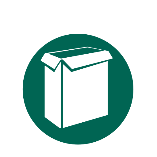 Food Boxes, Paperboard, Recycling Icon
