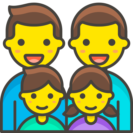Family, Man, Man, Girl, Boy Icon Free Of Free Vector Emoji
