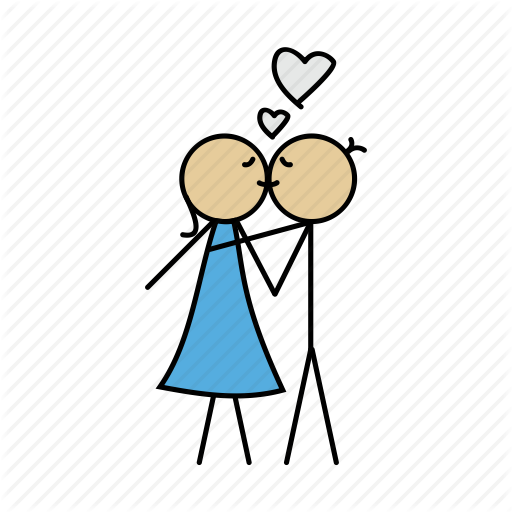Boy, Girl, Kiss, Love, Romance, Sex, Valentine Icon
