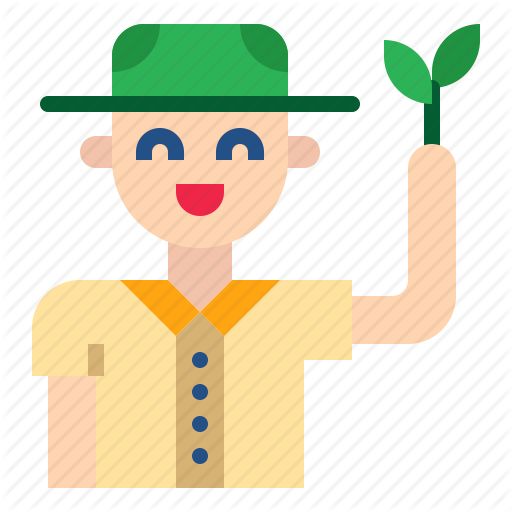 Botany, Boy, Forester, Plant, Scout Icon