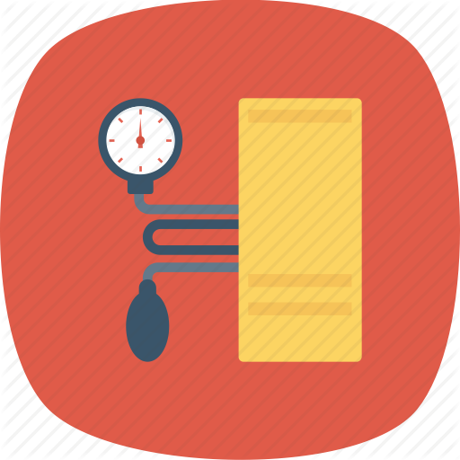 Bp, Monitor, Stethoscope, Vitals Icon