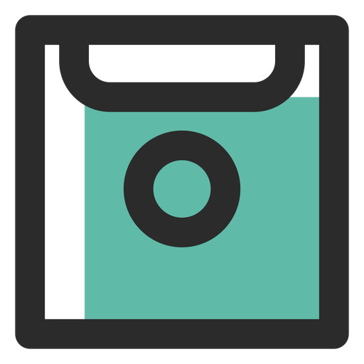 Diskette Colored Stroke Icon