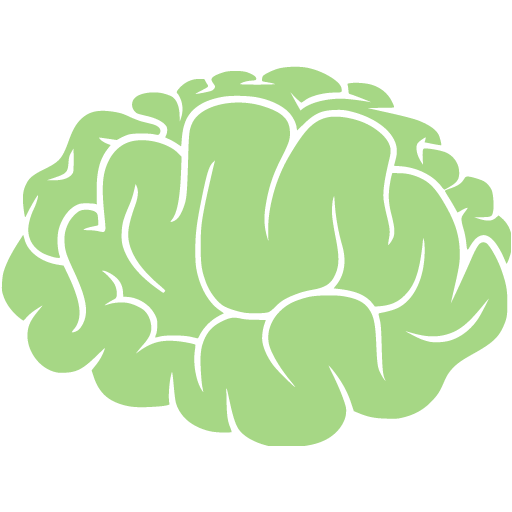 Guacamole Green Brain Icon