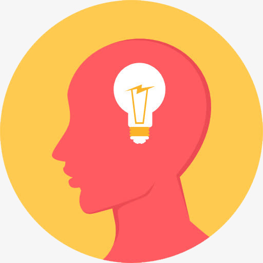 Brainstorm Icon, Hand Painted, Think, Brainstorming Png Image