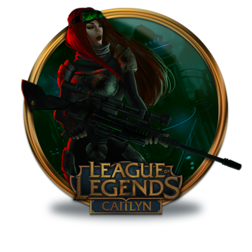 Caitlyn Icon League Of Legends Gold Border Iconset