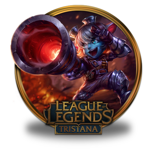 Tristana Icon League Of Legends Gold Border Iconset