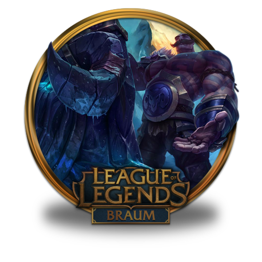 Braum Icon Free Of League Of Legends Gold Border Icons