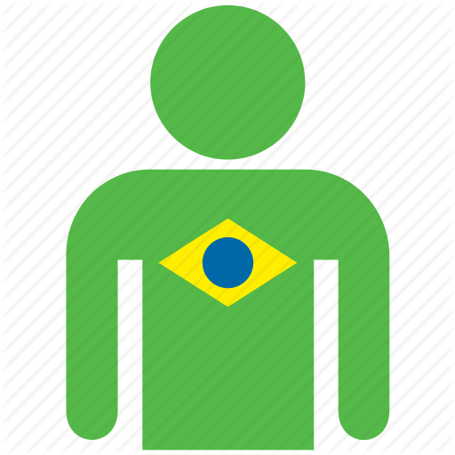 Avatar, Brazil, Brazilian, Country, Flag, Flags, Shirt Icon