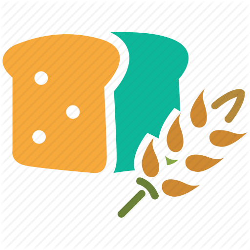 Baked, Bakery, Bread, Wheat Bread Icon