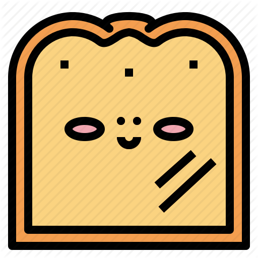Bread, Breakfast, Food, Slice Icon