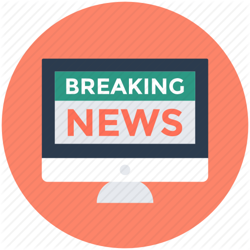 Breaking News, Media, Press, Television, Tv Icon