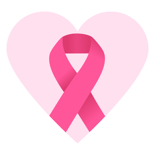 Breast Cancer Heart Ribbon