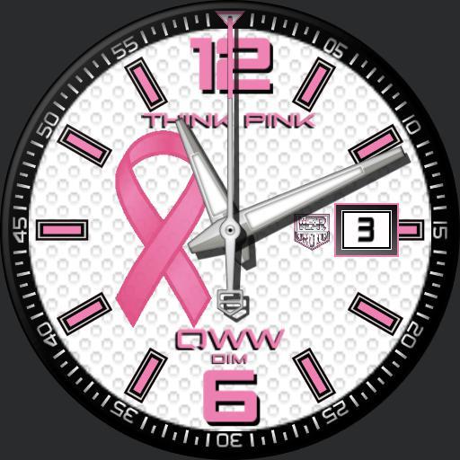 Weardroid Breast Cancer Awareness Ribbon Watchfaces For Smart