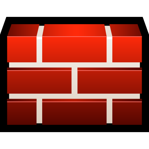 Firewall, Shield, Safety, Brick, Protect Icon