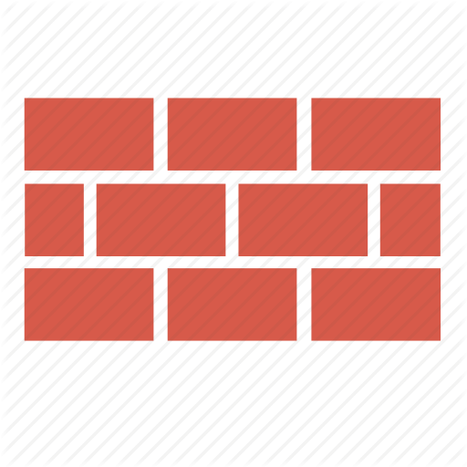 Brick, Bricks, Build, Defense, Firewall, Security, Wall Icon