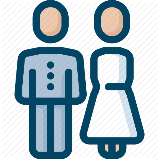 Bride, Couple, Groom, Man, Wedding, Woman Icon