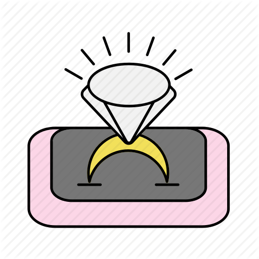 Diamond, Jewelry, Ring, Wedding Icon