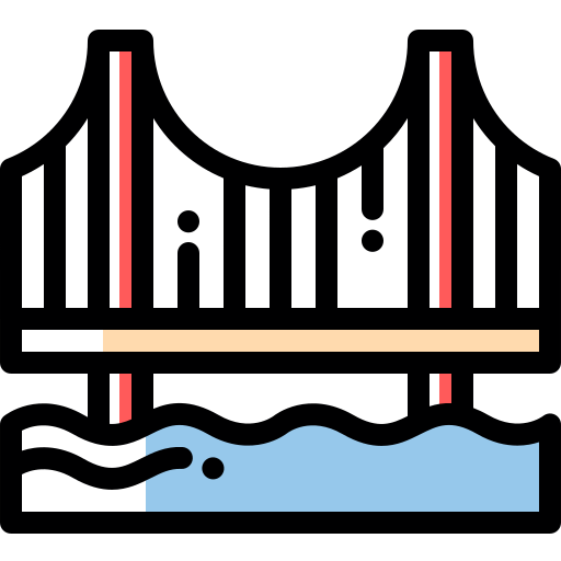 Bridge, Road Icon Free Of City Element Vol