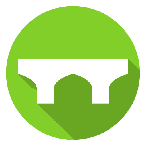 Bridge Circle Icon