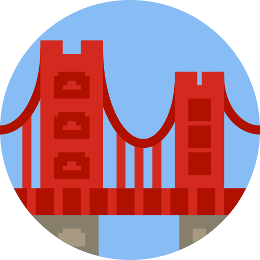 Golden Gate Bridge Monument Png Icon