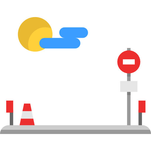 Traffic, Transport, Highway, Road, Bridge Icon
