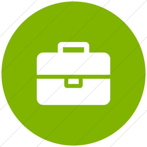 Flat Circle White On Green Bootstrap Font Awesome