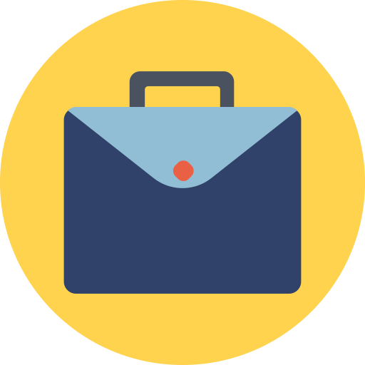 Briefcase, Case, Job, Work Icon