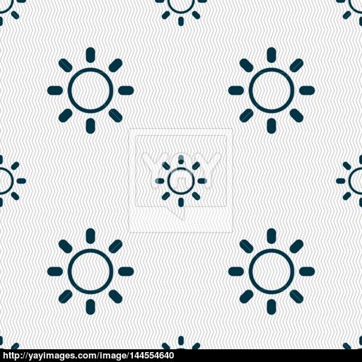 Brightness Icon Sign Seamless Abstract Background With Geometric