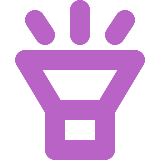 Torch, Light, Flashlight, Flash, Brightness Icon Free Of Bold