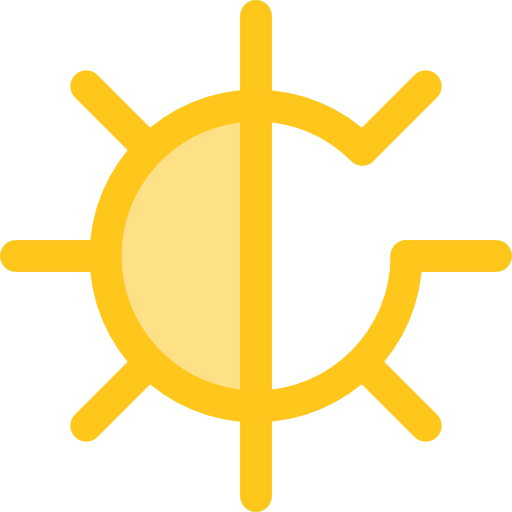 Brightness, Ui, Illumination, Star, Sun, Weather, Light Icon