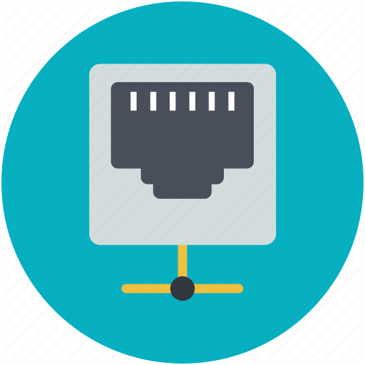 Broadband, Network Hub, Network Port, Network Socket, Tcp Icon