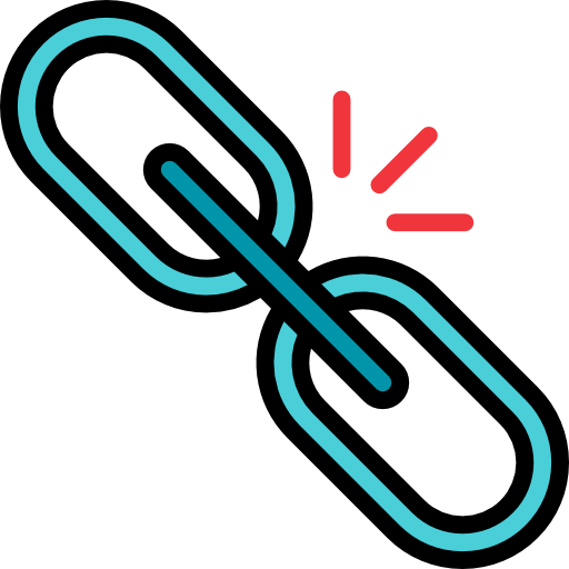 Broken Link, Slash, Interface, Symbol, Links, Link, Broken, Chan