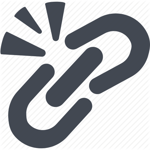 Broken Chain, Chain, Unlink Icon