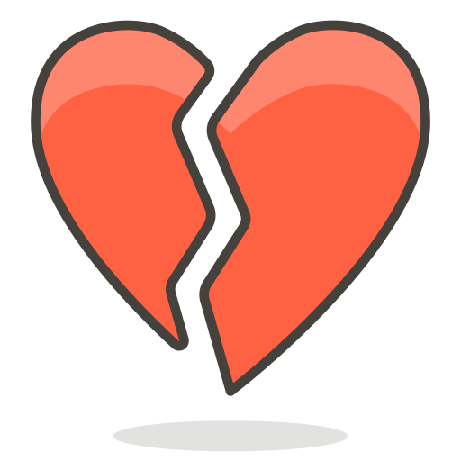 Broken, Heart Icon Free Of Free Vector Emoji