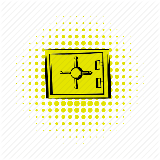 Bank, Comics, Finance, Protection, Safe, Safety, Wealth Icon