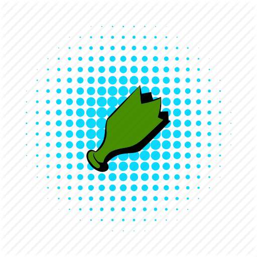 Bottle, Broken, Comics, Glass, Sharp, Transparent, Weapon Icon
