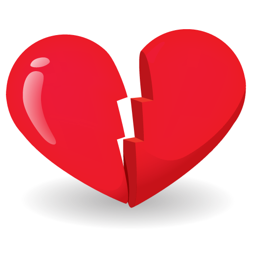 Heart Broken Icon Love And Breakup Iconset Kevin Thompson