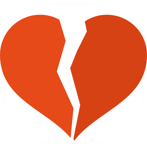 Iconexperience G Collection Heart Broken Icon