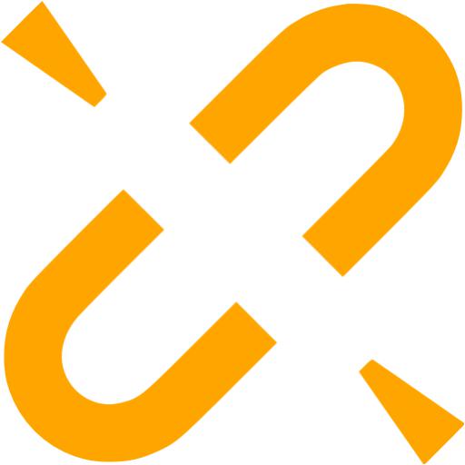 Orange Broken Link Icon