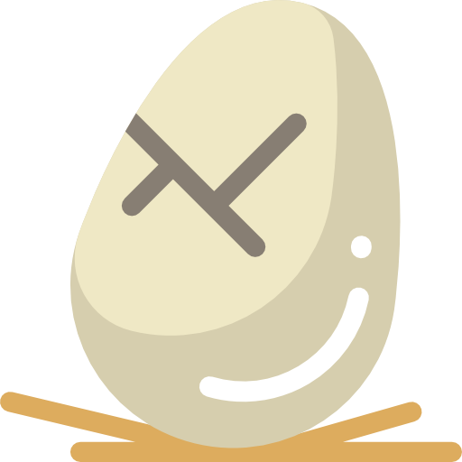 Cracked, Food, Egg, Broken, Protein, Kid And Baby Icon