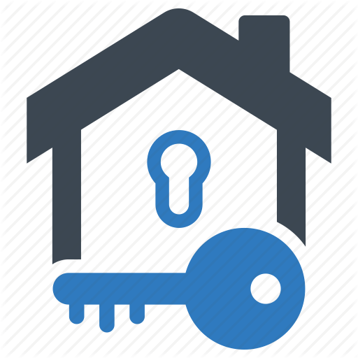 Home, House, Key, Lock Icon