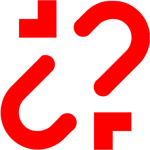 Red Link Broken Icon