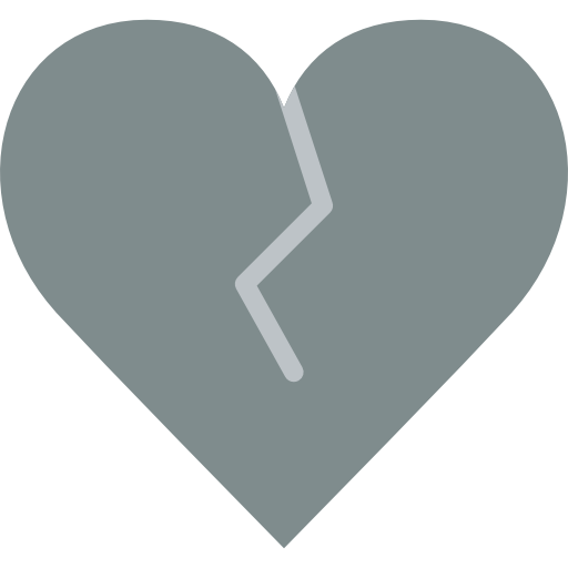 Broken Heart Icon Romance And Lifestyle Smashicons