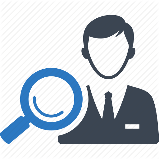 Businessman, Find Broker, Real Estate Agent, Search Icon