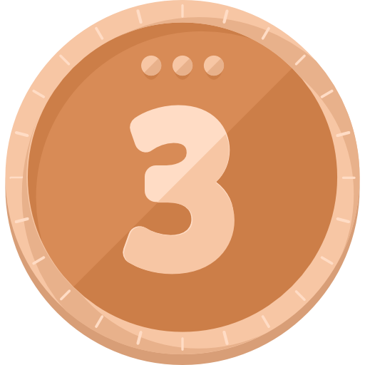 Medal, Prize, Sports, Third, Sports And Competition, Bronze Medal Icon