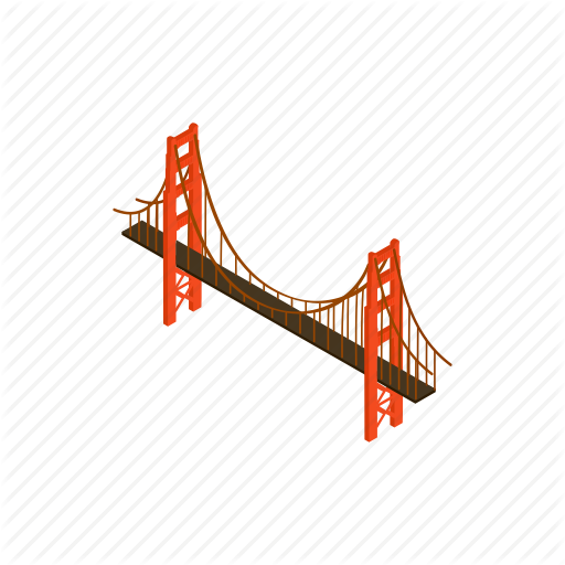 Architecture, Bridge, Brooklyn, Isometric, New, Travel, Usa Icon
