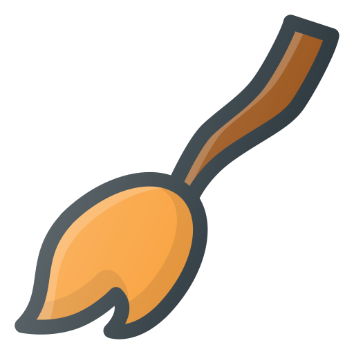 Broom, Fly, Witch, Broom Stick Icon