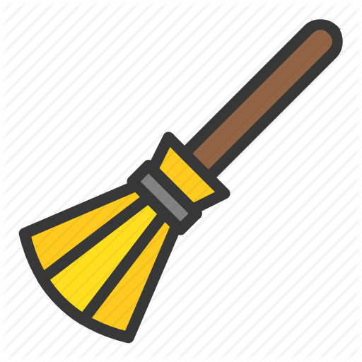 Broom, Clean, Halloween, Sweep, Sweeping, Witch Broom Icon