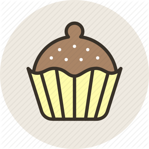Baking, Brownie, Cake, Cupcake, Food, Sweet Icon